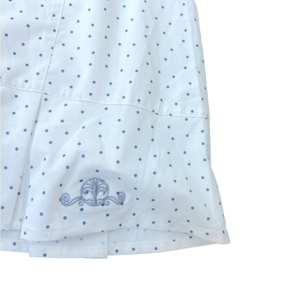 Tasc Rhythm White Ace Dot Golf Skirt Size Large - Picture 6 of 8